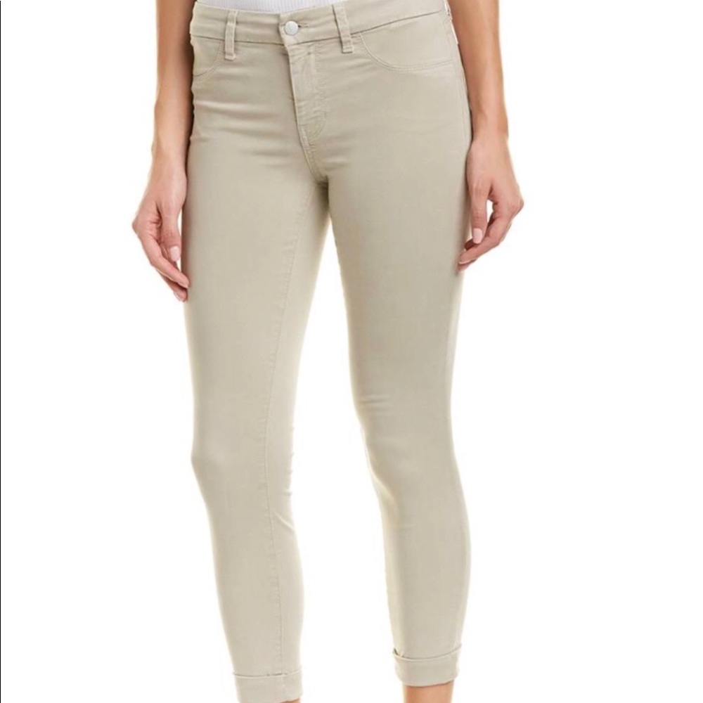 J Brand Luxe Sateen Anja Biscuit Pants NWT $198